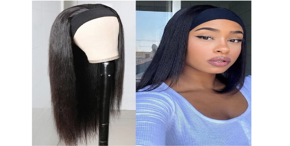 Shine bright and happy with this headband wig